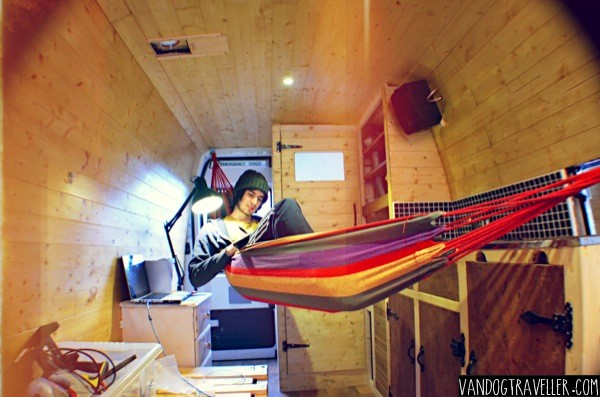 Putting A Hammock In My Camper Van Vandog Traveller