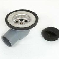 28mm angled sink waste