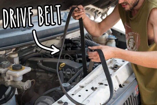 replacing-alternator-drive-belt-bad