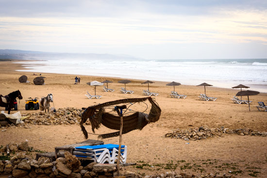 Morocco-by-campervan-sidi-kaouki-beach-quiet-beach