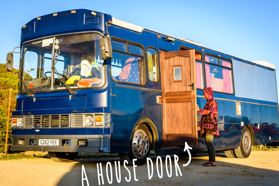 living-in-a-converted-bus-home-door