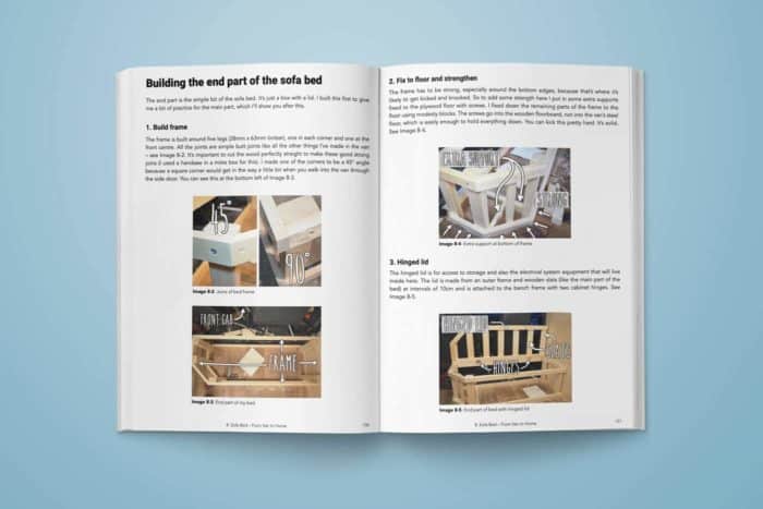 van-conversion-book-guide-extending-bed