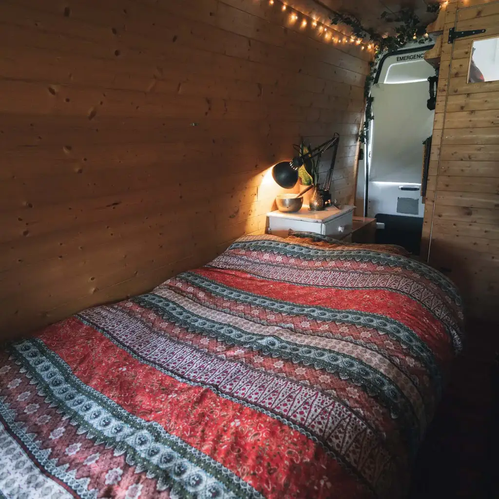 Placeholder photo of the van's kitchen storage and sink.